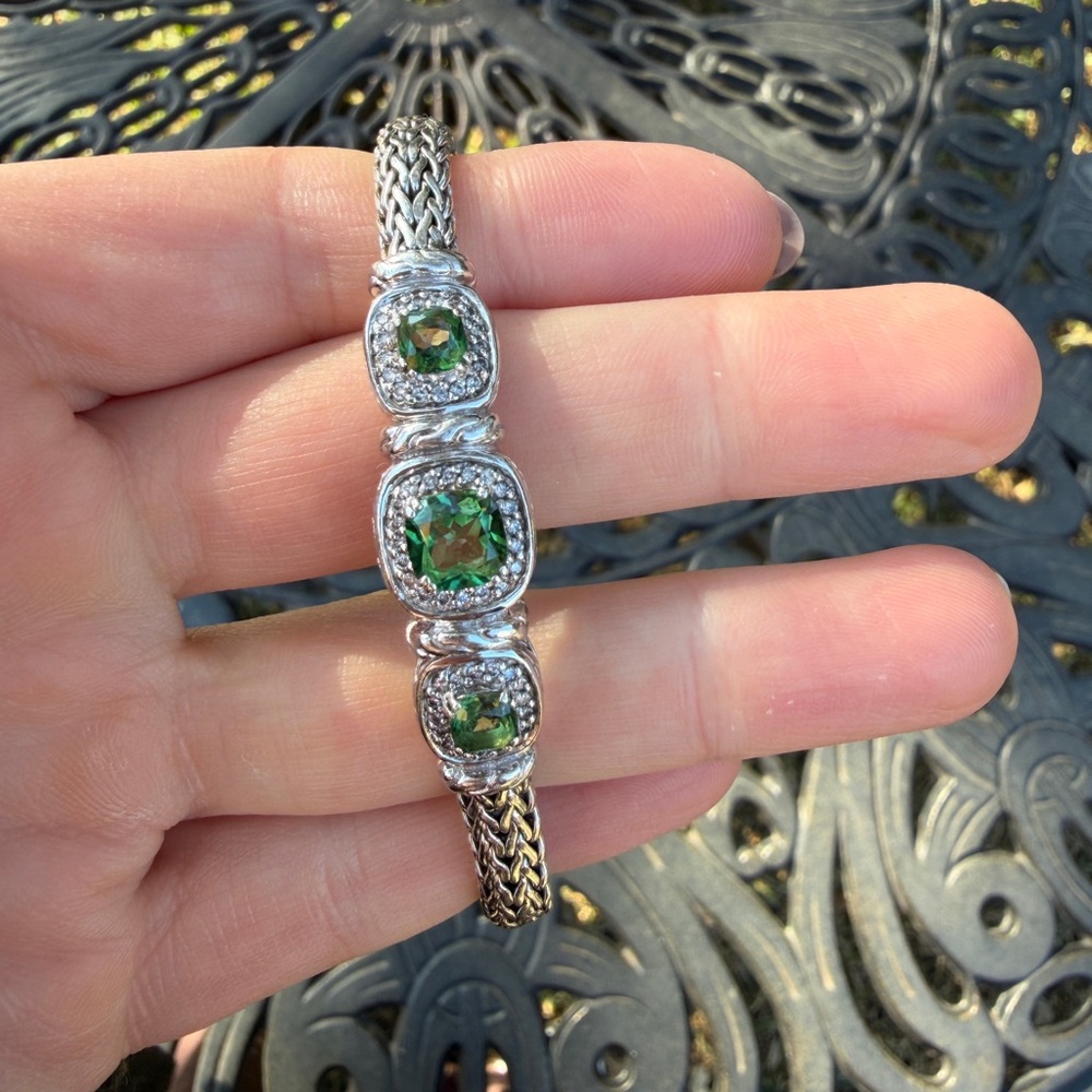 John Hardy Diamond Bracelet 925